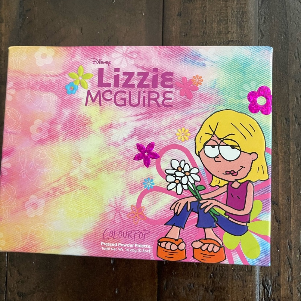 Colourpop Lizzie McGuire Eyeshadow and lip gloss set NEVER USED!